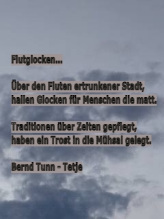 Bildgedicht: Flutglocken!