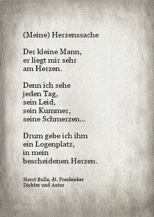 Bildgedicht: (Meine) Herzenssache