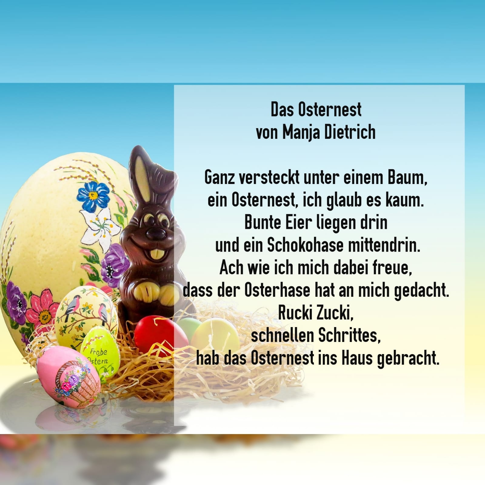 Bildgedicht: Das Osternest 