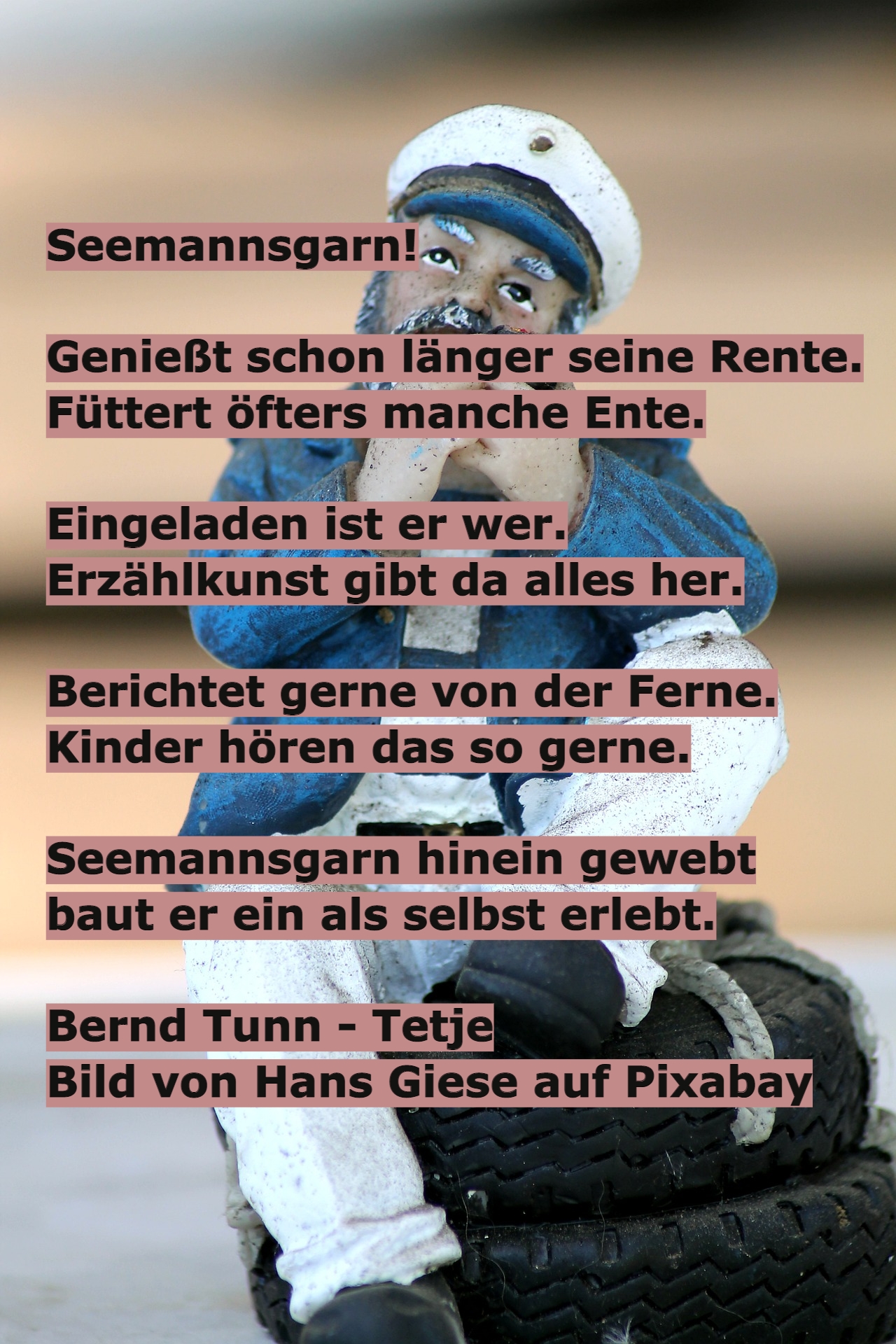 Bildgedicht: Seemannsgarn!