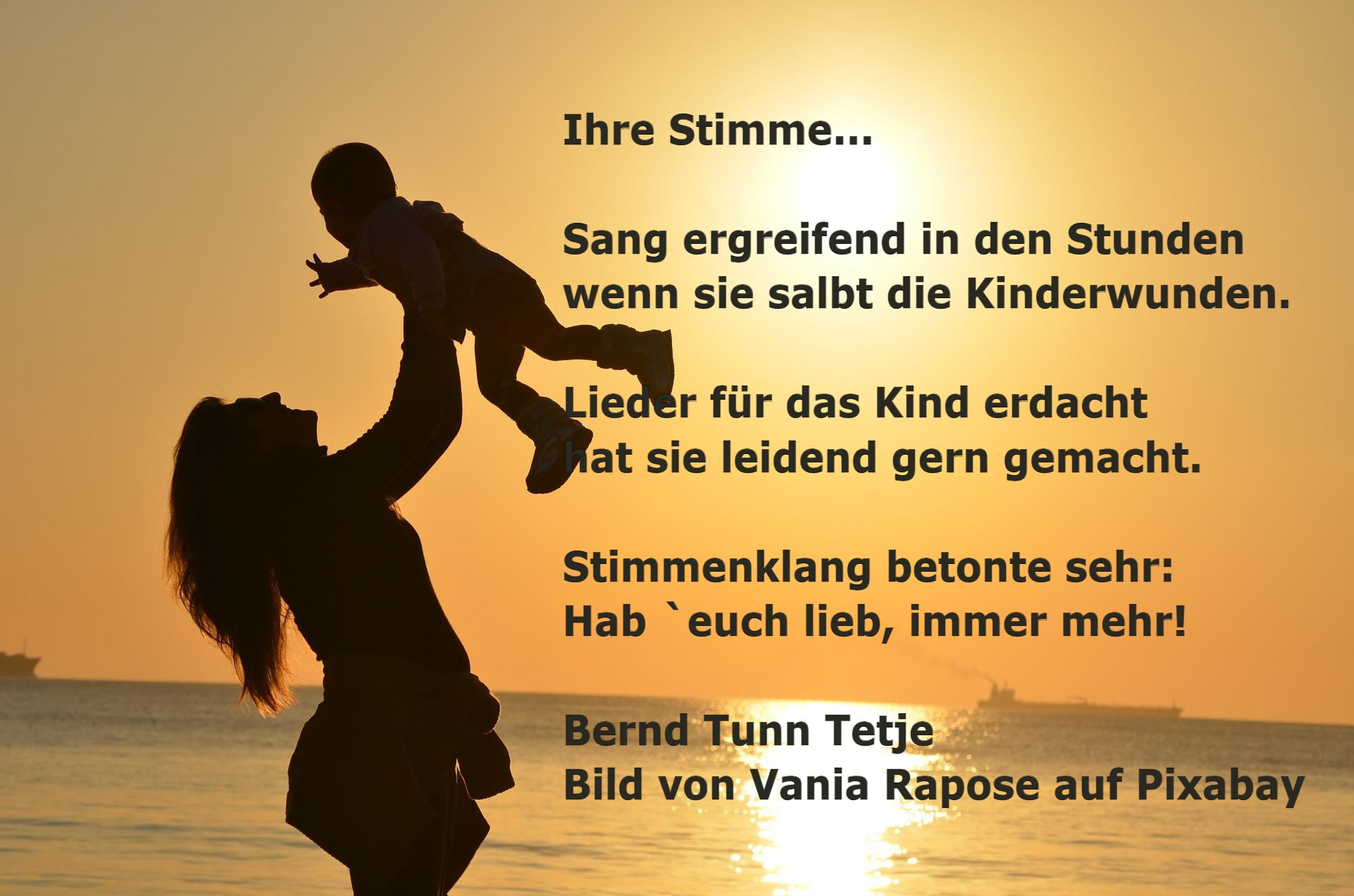 Bildgedicht: Ihre Stimme...