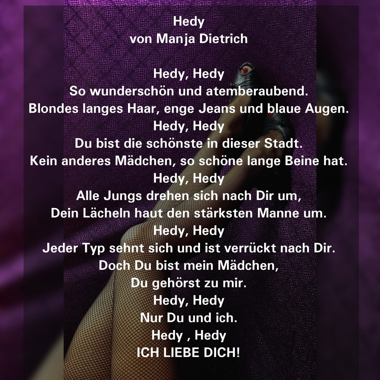 Bildgedicht: Hedy