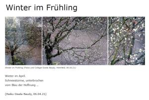 Vorschau Bildgedicht: Winter im Frühling